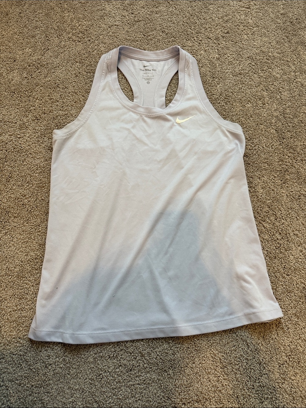 Nike Women’s Light Purple Racerback Tank Top - size medium